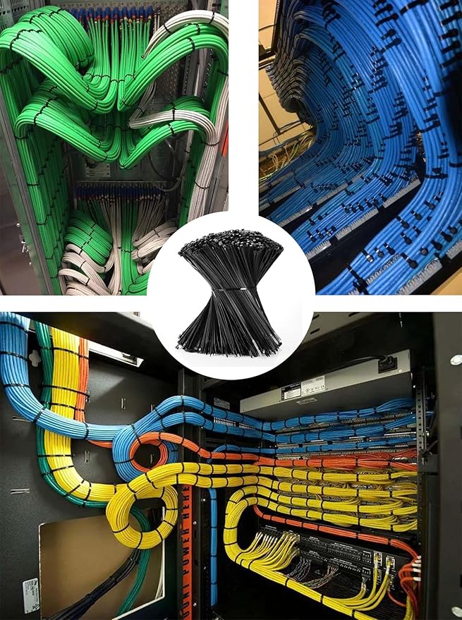 Cable Zip Ties 12 inch Cehony 1000 Pack Black Zip Ties Heavy Duty 50lbs Tensile Strength Plastic Zip Ties for Outdoor and Indoor Multi-Purpose Cable Ties Self-Locking UV Resistant Wire Ties Wraps