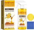 Beeswax Wood Polish Spray, Beeswax Essential Oil Wax, Deep Restore Furniture Cleaner for Cabinets, Hardwood Floors, Tables & All Wood Surfaces, Non-Greasy Formula (1)