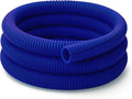 Electriduct Split Wire Loom Tubing Polyethylene Corrugated Flexible Conduit - 3/4" Nominal Size - 10 Feet - Blue