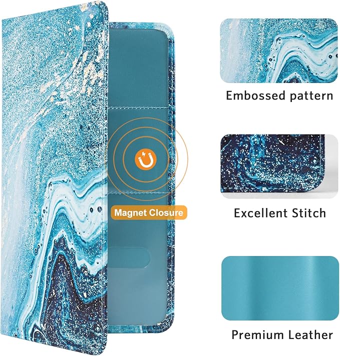 CoBak Car Registration and Insurance Holder | Vehicle Glove Box Organizer, Auto Truck Compartment Document Case with Magnetic Closure for Insurance & Driver License