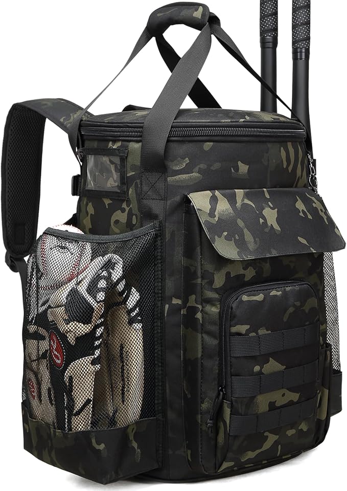 Baseball Bucket Bag, Softball Coaches Bags Fit 6 Gallon Buket, Baseball Coaching Accessories with Multiple Pockets
