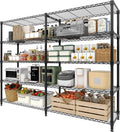 Garvee 5-Tier Storage Shelves 70" H Metal Garage Shelving Unit for Kitchen |