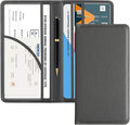 CoBak Car Registration and Insurance Holder | Vehicle Glove Box Organizer, Auto Truck Compartment Document Case with Magnetic Closure for Insurance & Driver License