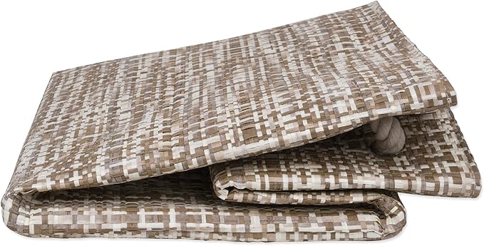 DII Woven Paper Storage Bin, Tweed, Stone, Large (Pack of 2)