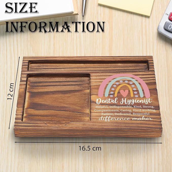 Dental Hygienist Appreciation Gifts Sticky Note Holder, Thank You for Dentist Hygienist Assistant Week Grad Gift Self-Stick Note Pad Holders for Dental Clinic Hospital TZP53