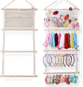 YOcity Headband Holder Organizer for Girls' Hair Bows Holder | Hair Bows Toddler Headband Accessories Organizer Bow Hanger Storage for Nursery Girls' Room Wall Decor
