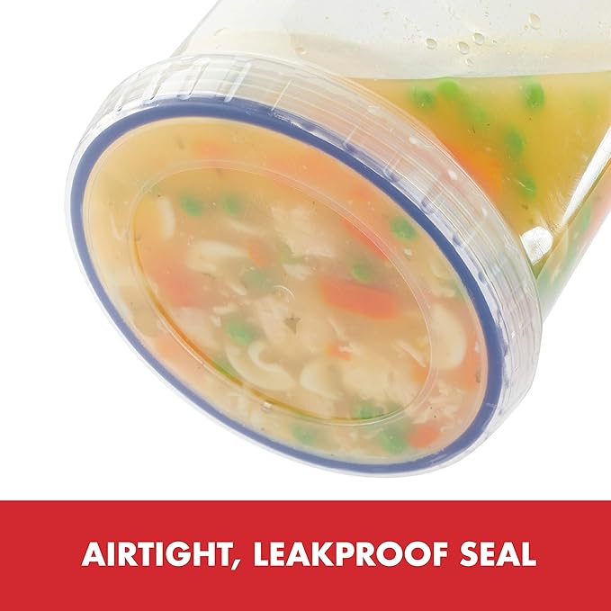 LocknLock Easy Essentials Twist Food Storage lids/Airtight containers, BPA Free, Short - 5 oz - for Candies, Clear