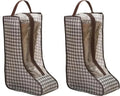 2Pcs Boot Storage Bag Organizer,Dustproof Boot Bags for Cowboy Boots,Portable Travel Shoe Protector Bags,Tall Boot Covers Storage Organizer for Packing