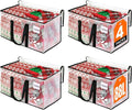RoomHacks Clear Moving Bags Heavy Duty Extra Large, Moving Supplies with Reinforced Handle and Double Zipper, Storage Bags for Moving Essential, Packing Bags Alternative to Moving Box(4 Packs, Clear)
