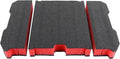 Foam Inserts Compatible with 8424 Series Tool Box, 60mm Customizable Red & Black Foam Inserts, DIY Cut-to-Fit Protection
