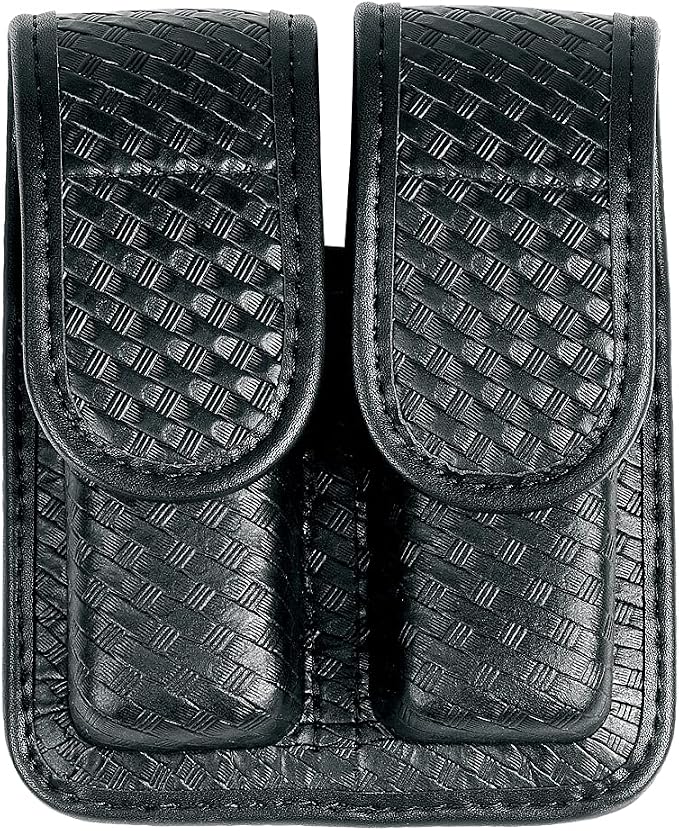 Molded Double Mag Pouch Holster with Double and Single Stack Magazines .380, 9mm & 40 Cal for S&W M&P Ruger Glock Walther H&K