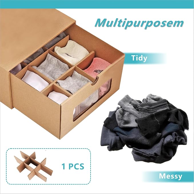 12 Pack Shoe Storage Bins Big Size(13.8'' x 9.6'' x 5.7''),Waterproof Storage Boxes,Shoe Containers For Sneaker Display,Hat Organizer,Stack-able Cardboard Boxes,with Marking Labels,Transparent Window