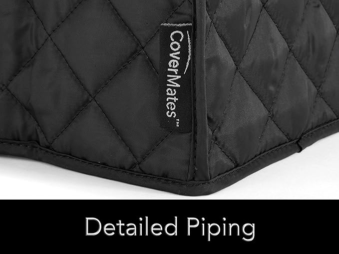 Covermates Keepsakes - Air Fryer/Deep Fryer Cover - Dust Protection - Stain Resistant - Washable - Appliance Cover, Black