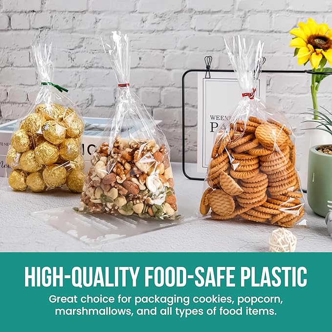 Levex - 3" x 6" (1000 Count) Open End Flat Top - 3-Mil Heavy Duty Clear Poly Bags for Packaging, Shipping, Storage & Food (Bags Do Not Have a Seal or Prints)