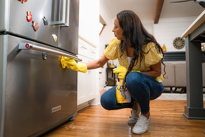 Zep Plus Stainless Steel Cleaner - 32 Fl OZ - R53512-2-in-1 benefits clean while preventing future fingerprints and smudges, (Pack of 2)