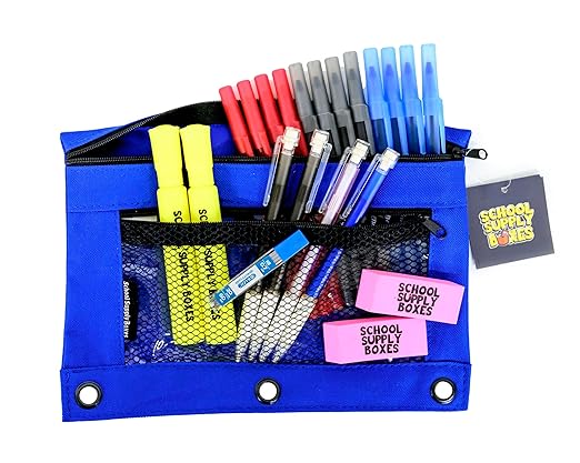 Secondary School Essentials Bundle | Pallet (112 Boxes) - 51 Pieces per Box | School Supply Boxes - Back to School Essentials | Includes Notebooks, Binders, Pencils, Index Cards, Highlighters, & More