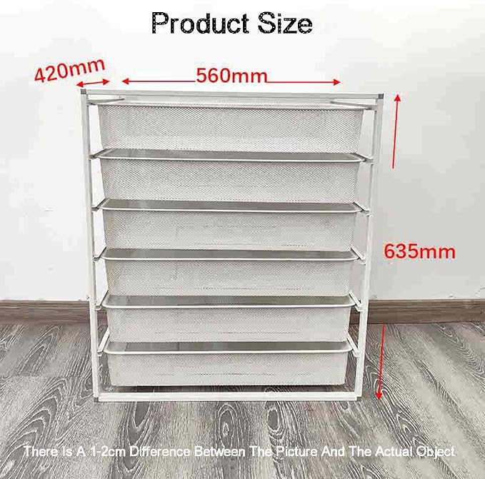 Compact Hanging Pullout Drawer Basket,Pull Out Drawer Organizer Containers Storage Bin,for Home Office Bedroom Laundry Room(Style5)