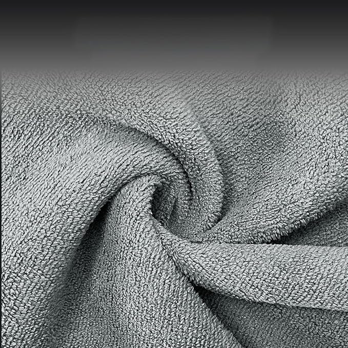 Car Interior Suede Cleaning Towel for Sonata SEL 2024, Ultra Soft High Absorbent Lint Free Scratchless Auto Detail Cloth Grey,S30cm×40cm