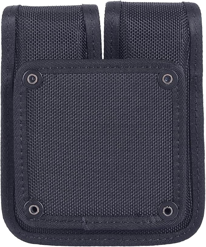 Molded Double Mag Pouch，Tactical Universal Magazine Holder Fits virtually Any 9mm, 40 or .45 Caliber Pistol Mag Single or Double Stack IWB or OWB Mag Pouch