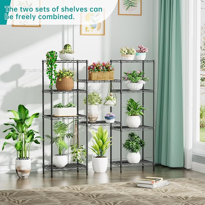 SINGAYE Small 5 Tier Shelves Wire Storage Shelving Adjustable Metal Shelf | With Wheels Home Storage Small Rack Pantry Closet Unit for Laundry Room Organization Bathroom Kitchen