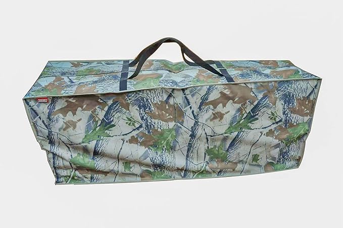 Outdoor Rectangular Cushion/Cover Storage Bag, Protective Zippered Storage Bags with Handles, 50''L x 13''W x 20''H
