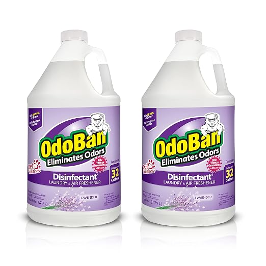 OdoBan Disinfectant Concentrate and Odor Eliminator, 2 Gallons, Lavender Scent