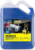 KÄRCHER Vehicle Wash and Wax, Pressure Washer Detergent | Cleans Cars, Bikes, Trucks, Boats and More, Highly Concentrated, Makes up to 40 gal of Cleaner