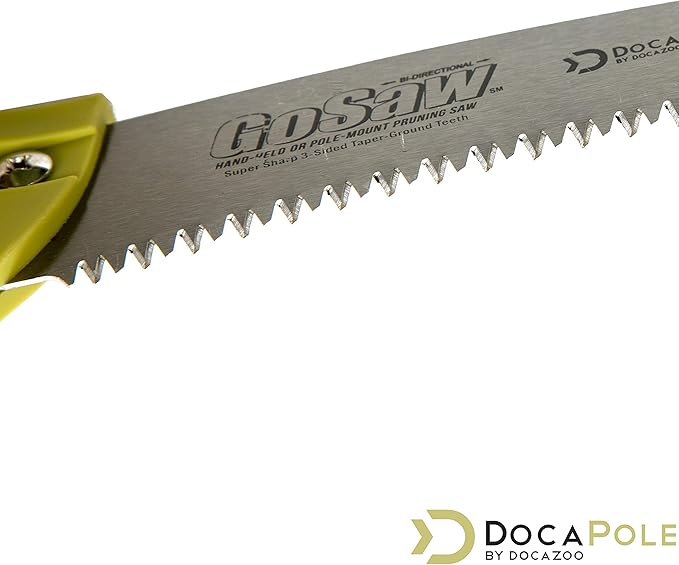 DOCA Gardening Tools Attachment - Extension Pole for Tree Trimming, Fruit Picker, Roof Rake for Leaves - Pole Saw