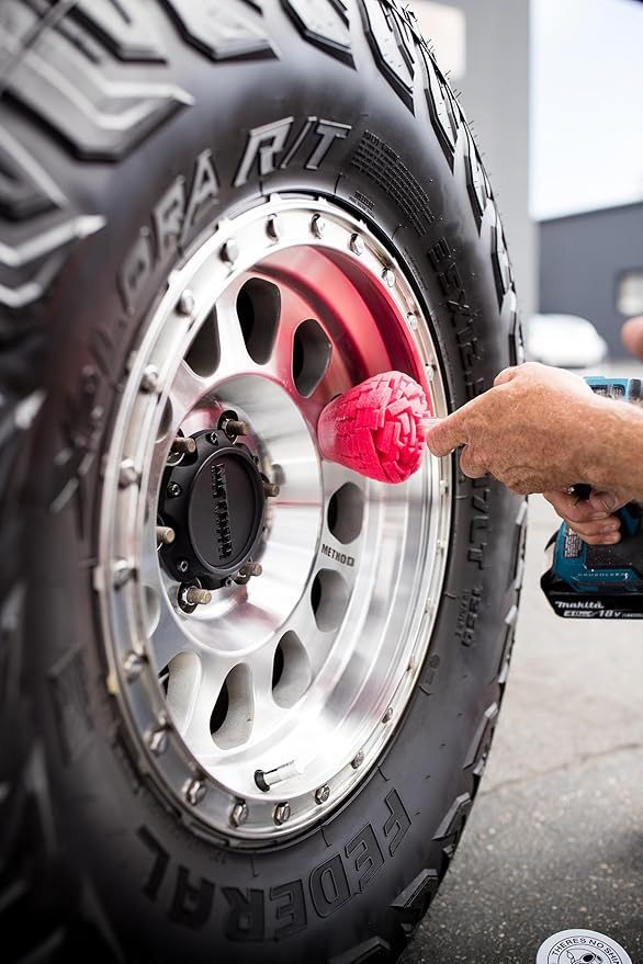 Mothers PowerCone 360, Polishing Tool with Quick Swap Bit — Patented Spherical Cone for Deep, Safe Metal Polishing in Hard-to-Reach Areas — Ideal for Wheels & Curved Surfaces (05146)