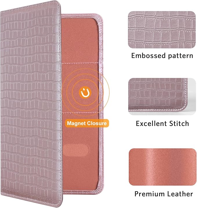 CoBak Car Registration and Insurance Holder | Vehicle Glove Box Organizer, Auto Truck Compartment Document Case with Magnetic Closure for Insurance & Driver License