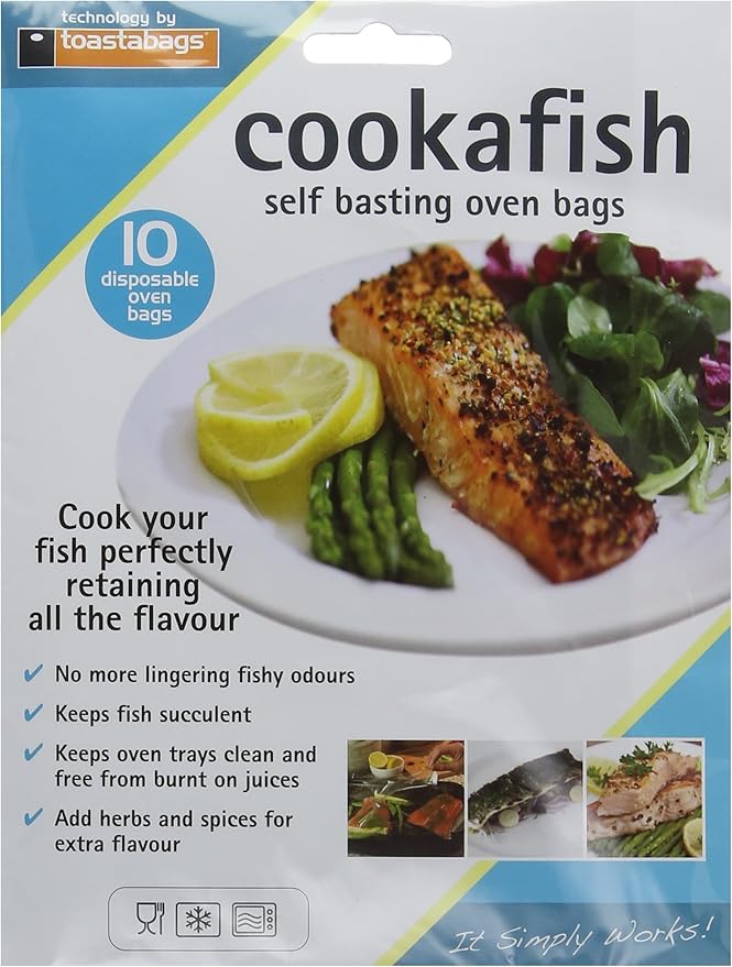Toastabags Cookafish Oven Bags (Pack of 30), 125 x 150cm