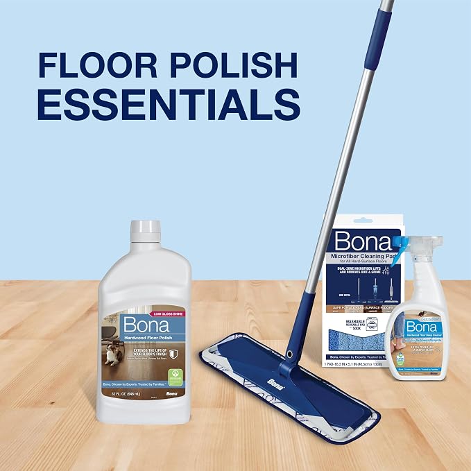 Bona Hardwood Floor Polish - 32 fl oz - Low Gloss Shine