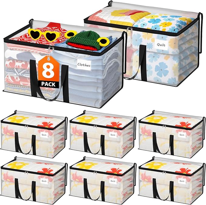 Fab totes Moving Bags Extra Heavy Duty Oversized Storage Bags with Reinforced Handle and Double Zippers,Moving Supplies Totes for Storage Packing Dorm Room Essentials Alternative to Moving Boxes