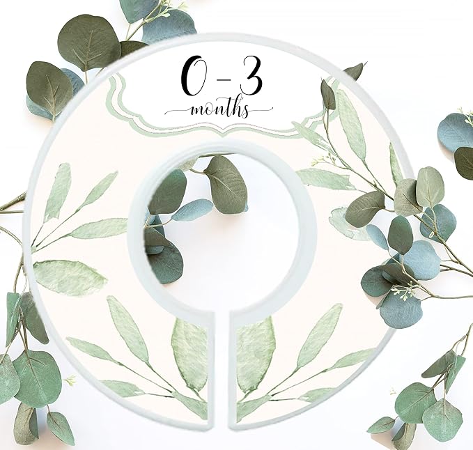 Baby Girl Clothes Dividers Nursery Closet Dividers Closet Organizers Botanical