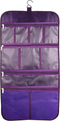 Freegrace Premium Hanging Toiletry Bag for Travel - Cosmetic, Jewelry, Toiletry, Makeup & Accessory Storage Organizer Bag, Large Size for Women & Men