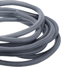 DMiotech 50ft Wire Loom Split Tubing 1 Inch(25.4mm) ID, Cord Protectors from Pet Flexible Conduit Cable Management for Office Home Garden, Gray