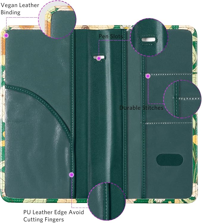 CoBak Car Registration and Insurance Holder | Vehicle Glove Box Organizer, Auto Truck Compartment Document Case with Magnetic Closure for Insurance & Driver License