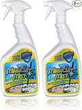 MiracleMist Instant Cleaner for Indoor and Outdoor Use, 32 oz | 2 Pack (64 OZ Spray)