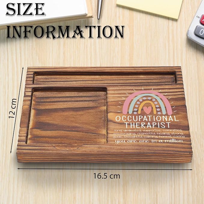 Occupational Therapist Appreciation Gifts Sticky Note Holder, Thank You for Occupational Therapy OT Therapy Doctor Nurse Assistant Day Week Gifts Sticky Note Pad Holder TZP46
