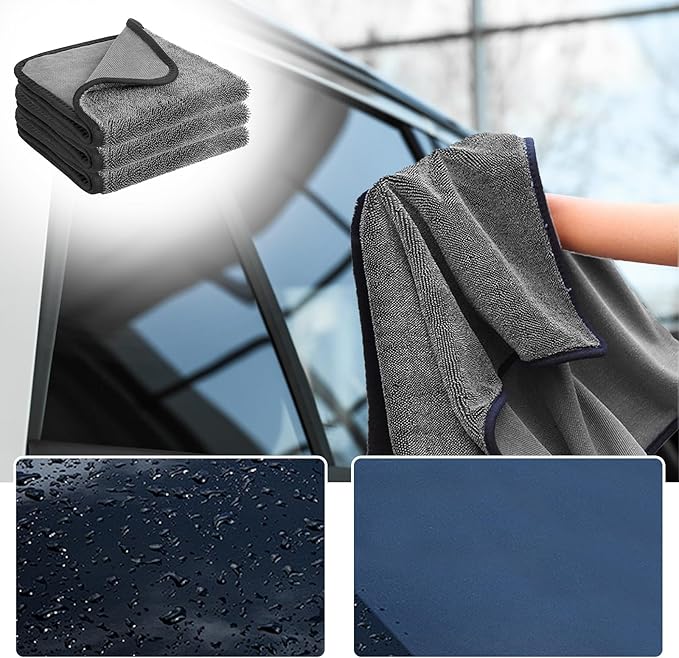 Shiny Wipes Shower Cleaning Cloths, Shiny Drying Towel, Super Absorbent Microfiber Bath Towels, Fast Drying Shower Towels, Microfiber Towels for Cars (1pack, 15.74 * 15.74 INCH)