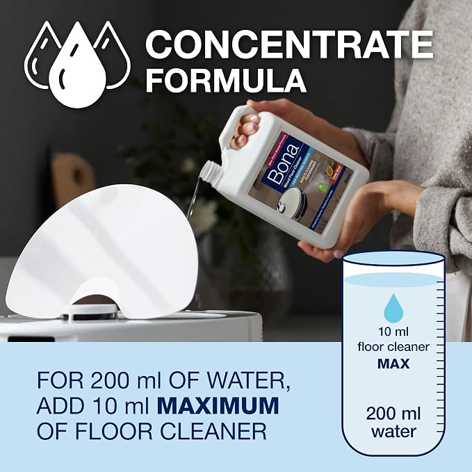 Bona Wood Floor Cleaner Concentrate for Mopping Robots 2.5L