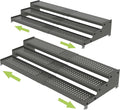 Jojocross Metal Spice Rack Organizer for Cabinet, 3 Tier Expandable Spice Storage shelf, Great for Kitchen Cabinets, Cupboard,Pantry and Countertop More,Metal plate with hole(2PACKS/GUN-GREY)