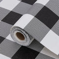 Coavas Shelf and Drawer Liner, Non Slip Extra Grip Non Adhesive Waterproof Thickened Cabinet Mat, Easy Cut for Kitchen Pantry Bathroom Dresser Cupboard (Black Stripe, 12IN x 20FT)
