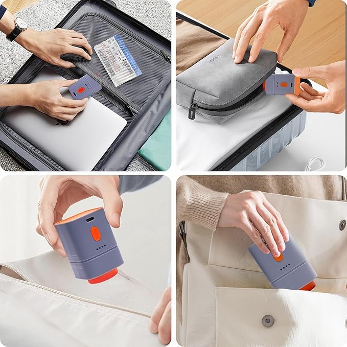 Fast-Charging Wireless Pump and 18 Pack Vacuum Compression Storage Bags,Multi-Size Combo 70% Space Saving for Clothing, Bedding & Seasonal Storage & Space Saver for Luggage