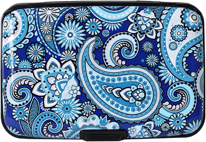 Credit Card Holder Small RFID Blocking Wallet Business Metal Slim Mini Aluminum Hard Case for Women Men