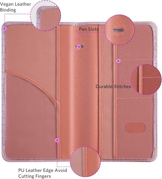 CoBak Car Registration and Insurance Holder | Vehicle Glove Box Organizer, Auto Truck Compartment Document Case with Magnetic Closure for Insurance & Driver License