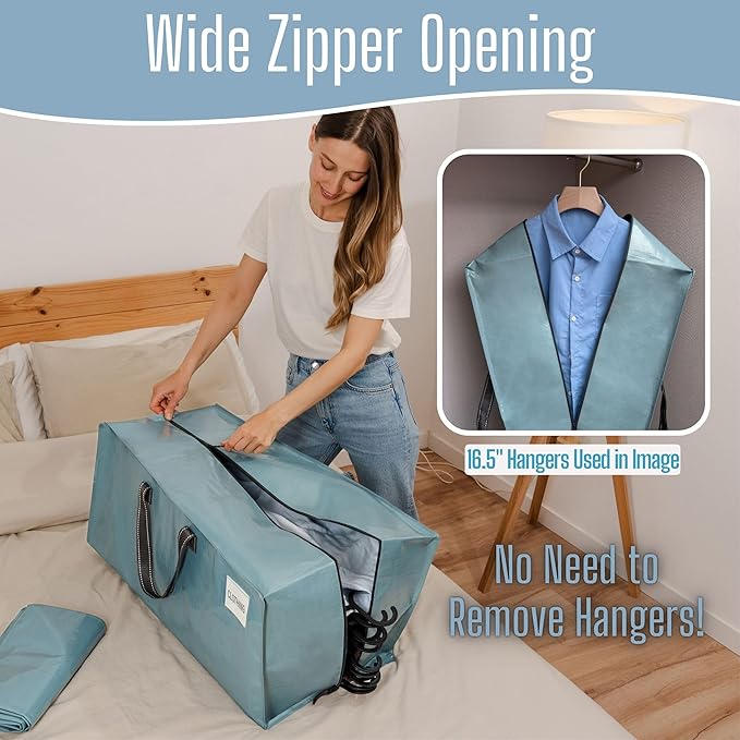 VENO 10 Pack Heavy Duty Moving Bags with Backpack Straps, Zippers & Handles, Extra Large Packing Bags for College Dorm Essentials, Moving Supplies Alternative to Cardboard Moving Boxes