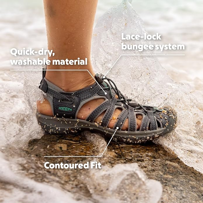 KEEN Women's Whisper Closed Toe Sport Sandals