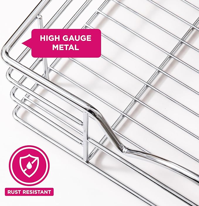 HOLDN’ STORAGE Pull Out Cabinet Organizer, Slide Out Drawer for Kitchen Cabinets & Pantry, Roll Out Shelf for Pots, Pans & Under Sink Storage, Heavy-Duty Full-Extension, 26" W x 21" D x 5" H