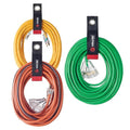 VELCRO Brand Easy Hang Extension Cord Holder Organizer Variety Pack | Holds 60-100lbs, Heavy Duty Straps Fit Easily on Hooks or Nails | Perfect for Garage Organization | 3-pk 10", 14" and 18", Black